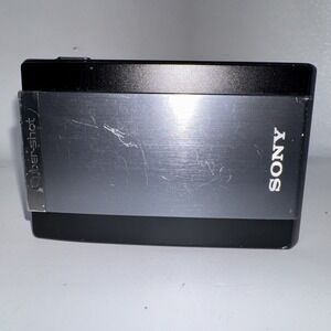 Sony Cyber-shot DSC-T300 10.1MP Digital Camera - Black Untested